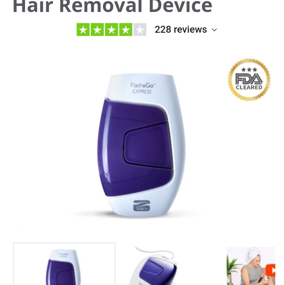 Silk'n Flash&Go Express IPL Hair Remover Device